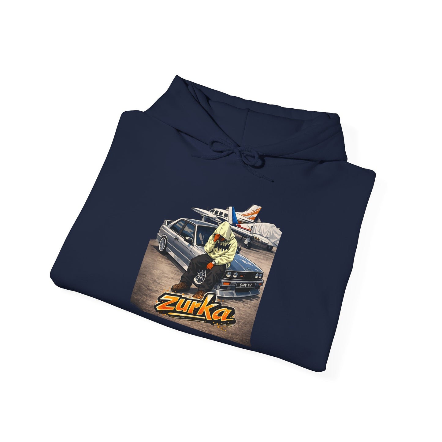 Zurka Streetwear Hoodie — Retro Surf Skate Graphic Pullover