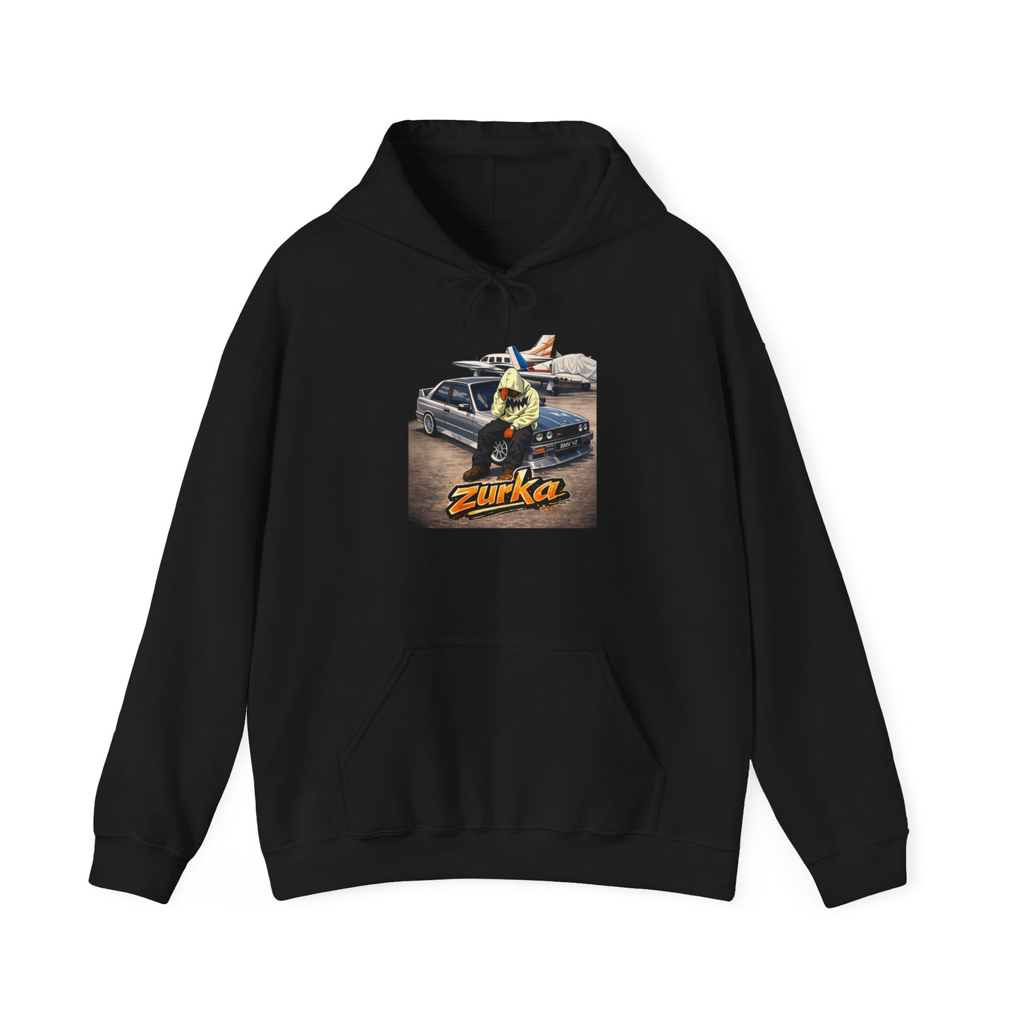 Zurka Streetwear Hoodie — Retro Surf Skate Graphic Pullover