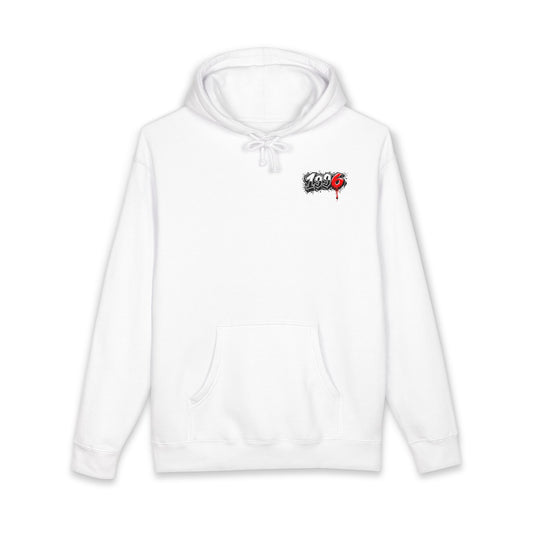 City Streets Hoodie — Urban Rainy Day Car Illustration Pullover