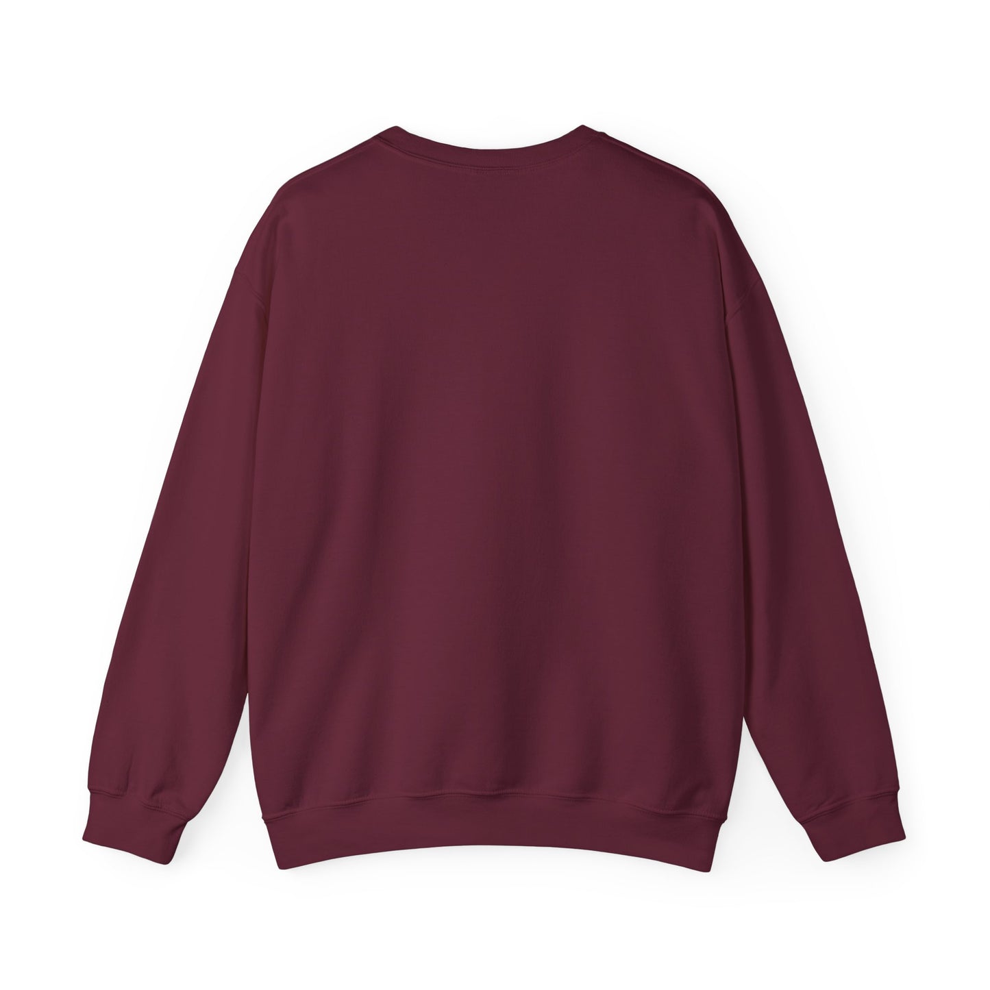 Christian Crewneck Sweatshirt — "My Soul Is In The Hand Of God" Angel Wings Graphic