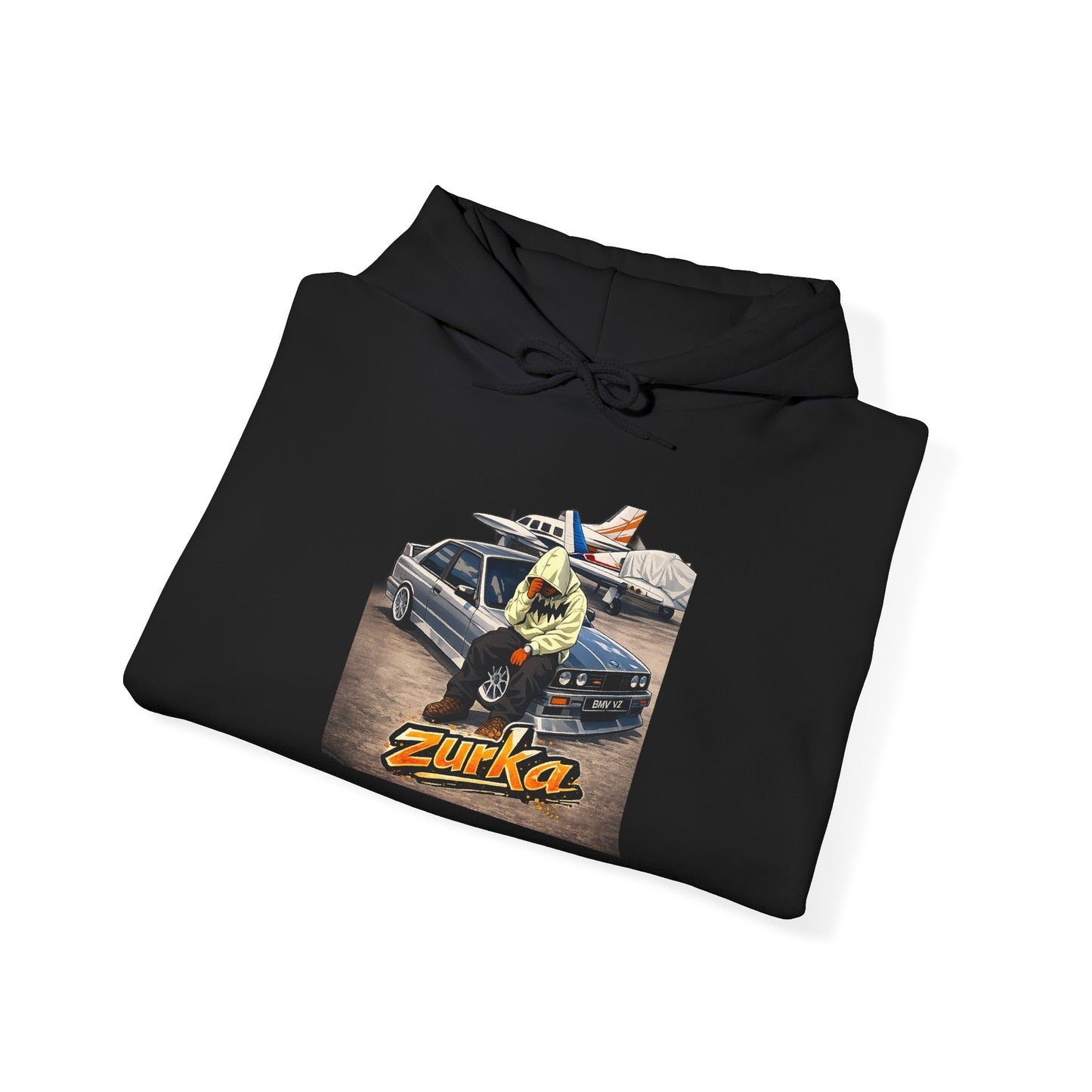 Zurka Streetwear Hoodie — Retro Surf Skate Graphic Pullover