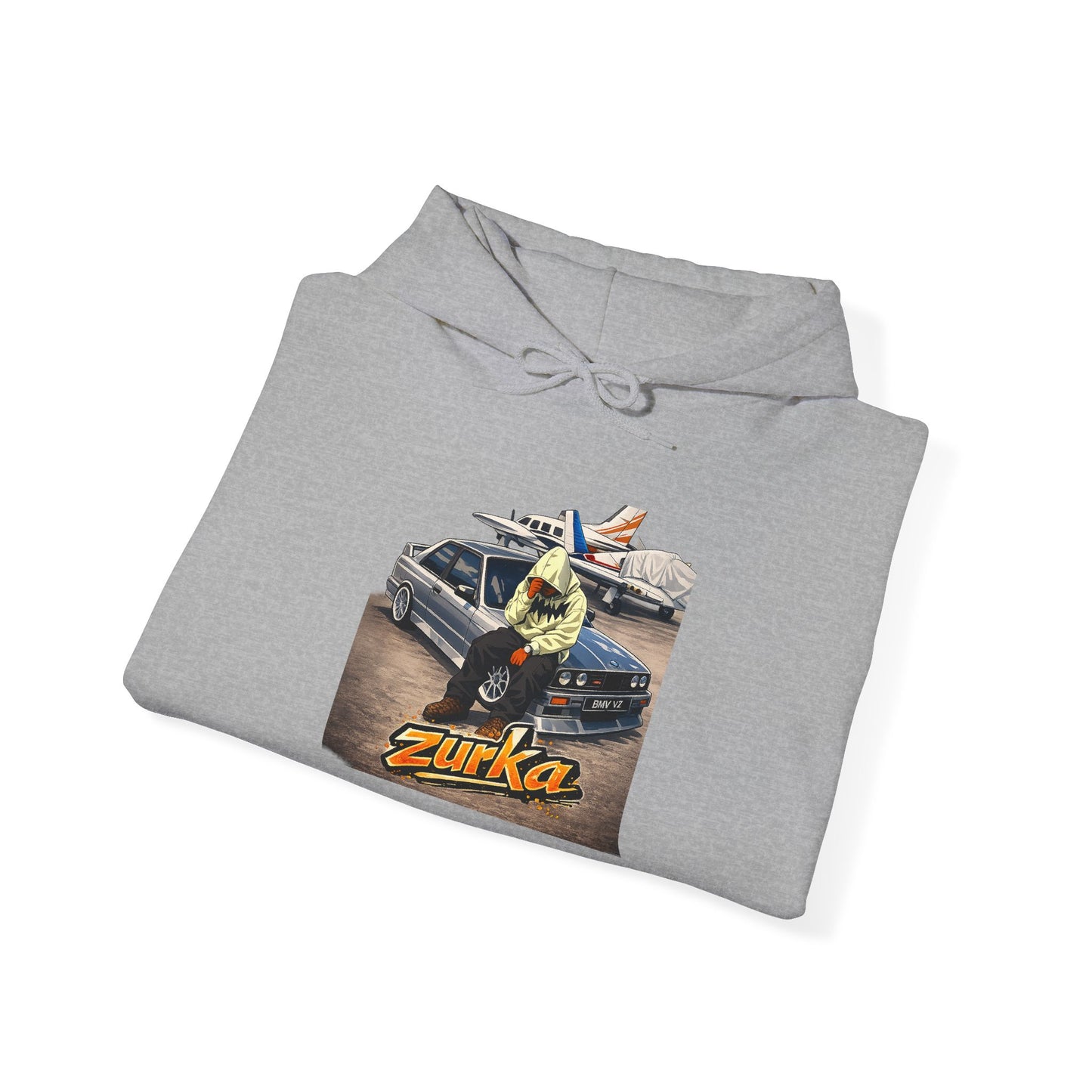 Zurka Streetwear Hoodie — Retro Surf Skate Graphic Pullover