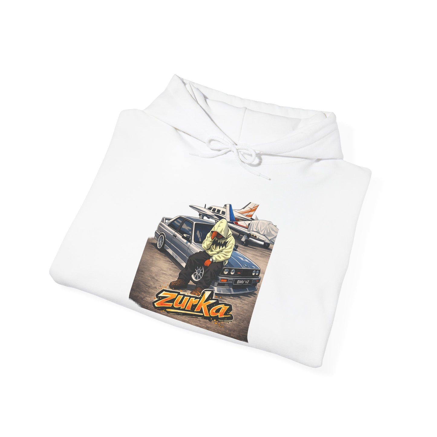 Zurka Streetwear Hoodie — Retro Surf Skate Graphic Pullover