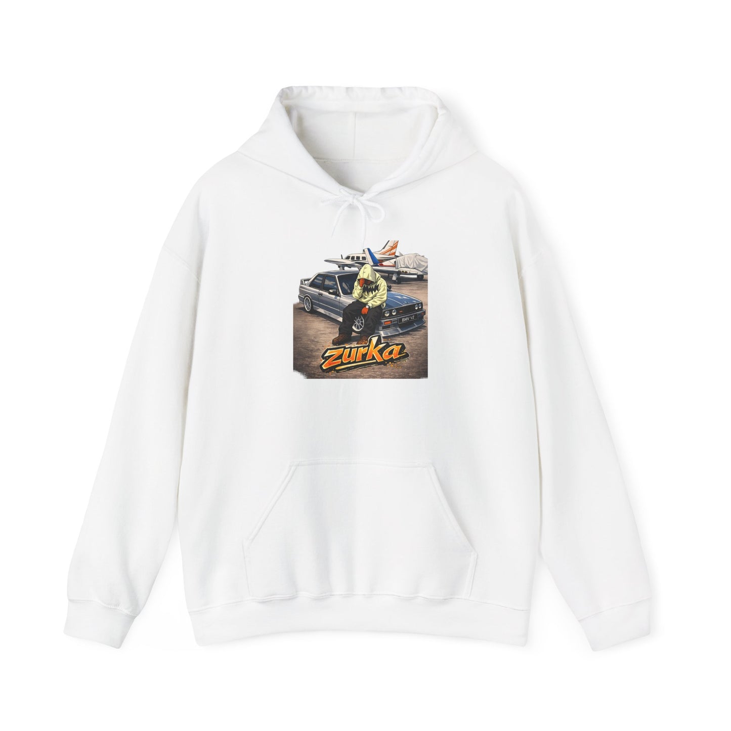 Zurka Streetwear Hoodie — Retro Surf Skate Graphic Pullover