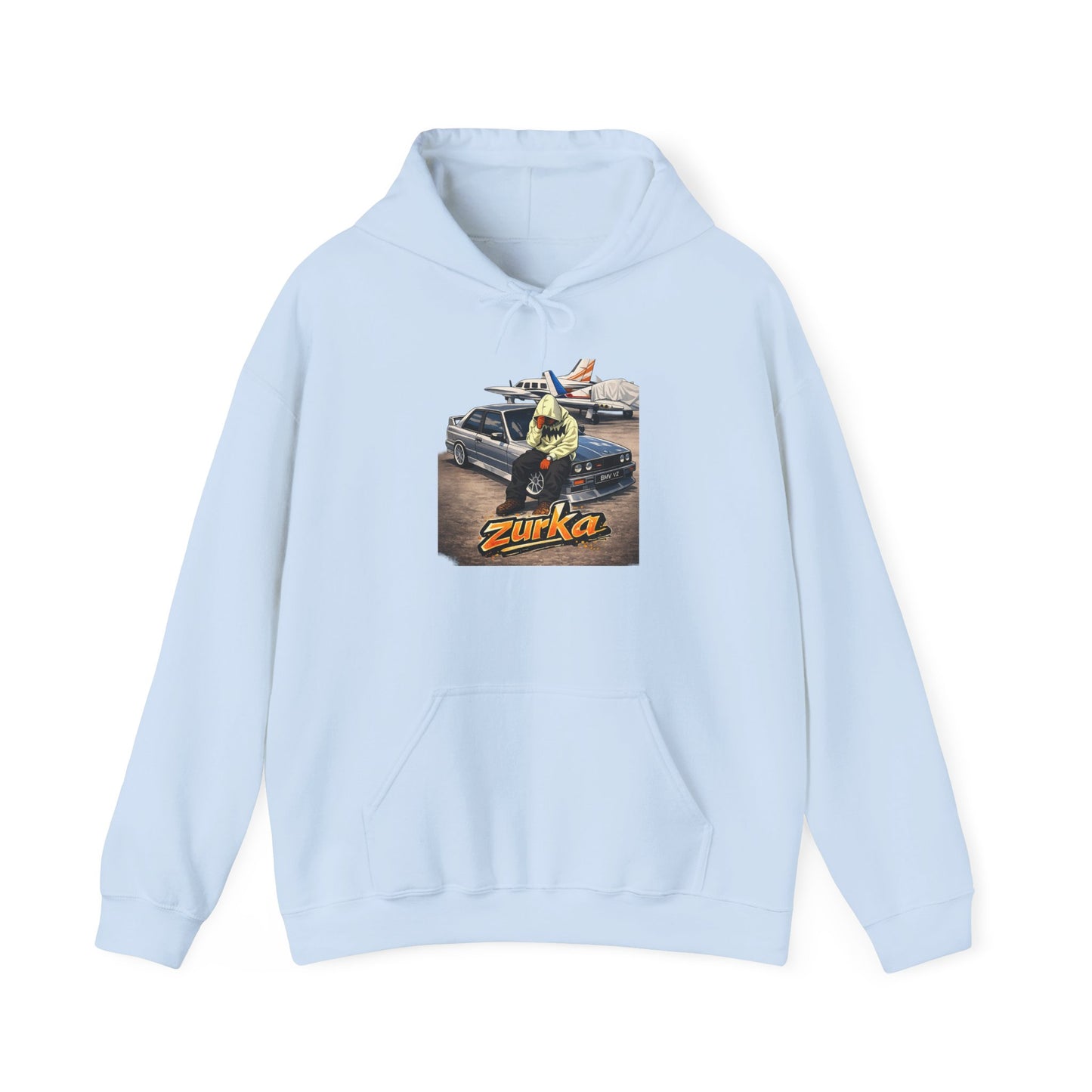 Zurka Streetwear Hoodie — Retro Surf Skate Graphic Pullover